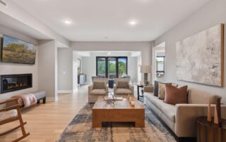 Image of living room with fireplace